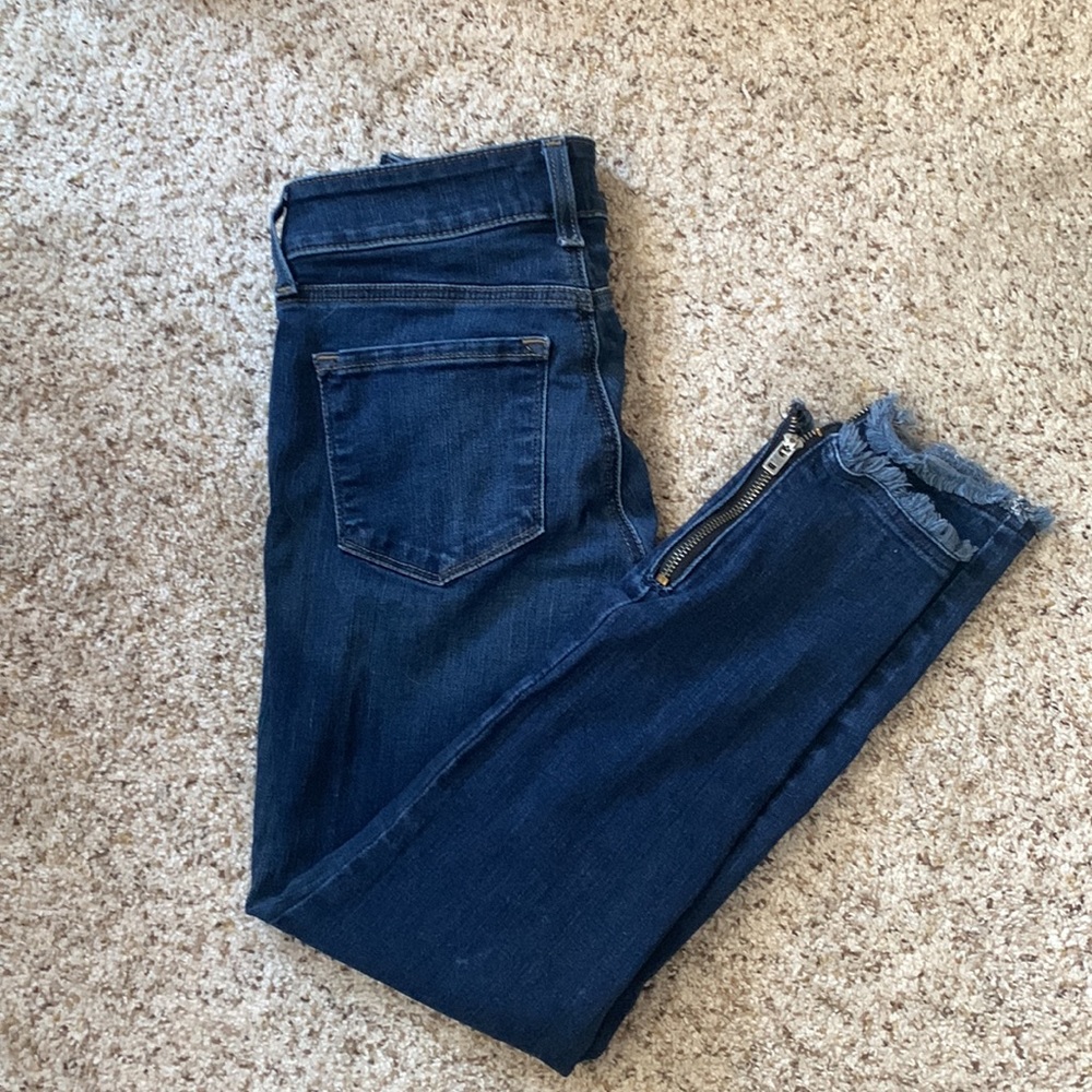 Frayed denim